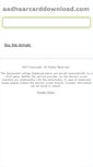 Mobile Screenshot of aadhaarcarddownload.com
